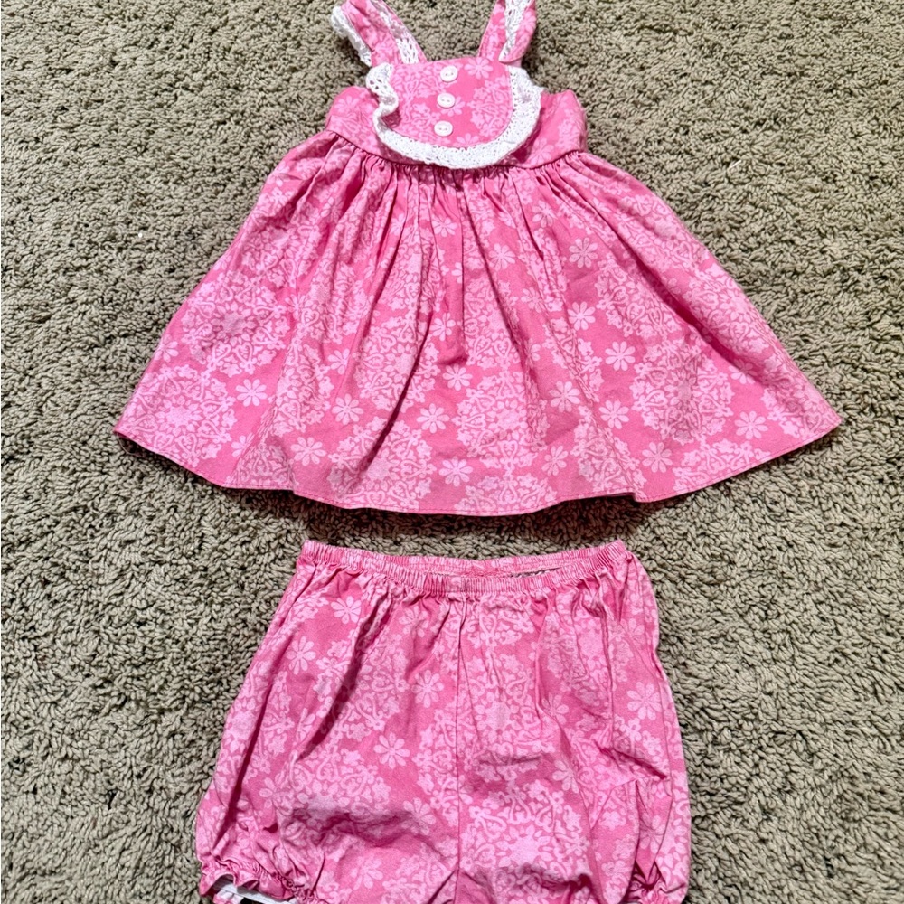 Ric Rac & Ruffles Tank and Bloomers Set